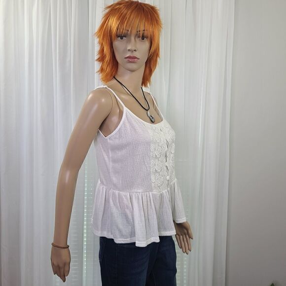 Copper Key Crop Spagetti Top Large - Picture 6 of 8